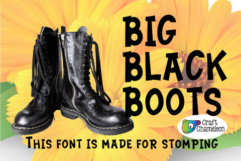 Big Black Boots Font