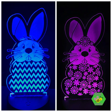 Boy or Girl Bunny Light Base Design by ONE Designs DESIGN ONLY