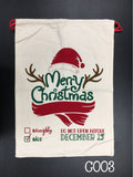 Santa Sacks - Christmas Bags - Ready for you monogram or personalize