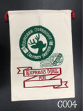 Santa Sacks - Christmas Bags - Ready for you monogram or personalize - Santa C004