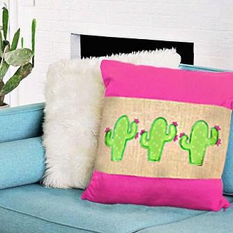 Flowering Cactus Trio Embroidery Applique Design Only