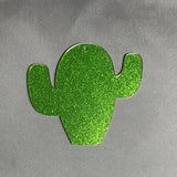 Cactus Acrylic Blanks ~ Multiple Shapes & Acrylic Colors - Clear Acrylic / Cactus - Sublimation Acrylic / Cactus - Green Glitter 1 Side Acrylic / Cactus - Lime Glitter 1 Side Acrylic / Cactus