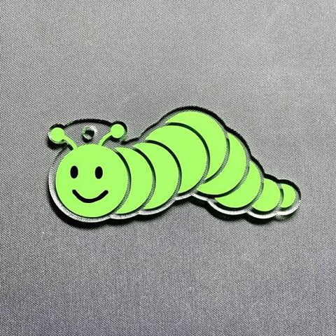 Caterpillar Acrylic Blank Shape