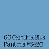 CC Exclusive Solid Color Oracal 651 12 x12 Sheets Permanent Adhesive Vinyl ~ Multiple Colors - CC Carolina Blue