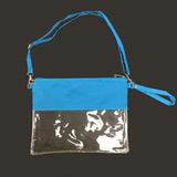 Wristlet Stadium Concert Blank Bag with Zipper, Shoulder or Wrist Strap