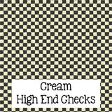 Acrylic Post it Note Pad Holders - High End Checks ~ Cream