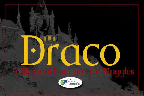 Draco Font - A Magical Font Not for Muggles