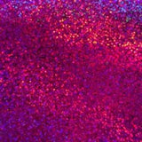 Holographic Glitter Adhesive Vinyl ~ 12" x 12" sheets - Rasberry Glitter Holographic