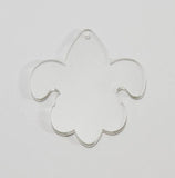 3 " Acrylic Shaped Fleur De Lis - CraftChameleon
 - 1