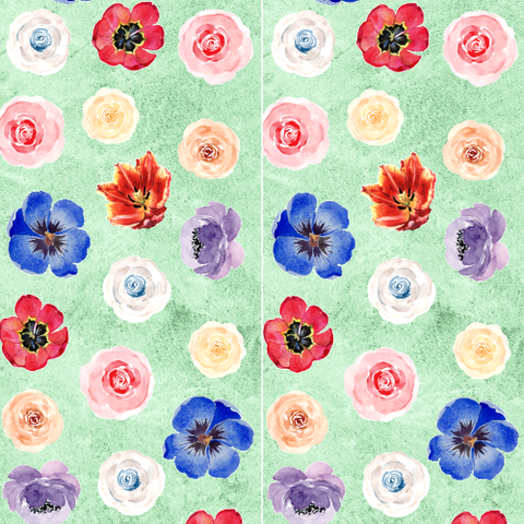 Flower Sock Digital Design by Ashley DESIGN ONLY