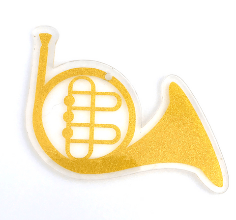 French Horn Acrylic Shape - CraftChameleon