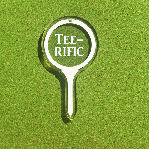 Golf Tee Shaped Acrylic - CraftChameleon