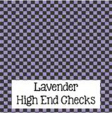 High End Checks ~ Leon's Pattern ~ Vinyl, Leatherette, HTV, Acrylic, Sublimation