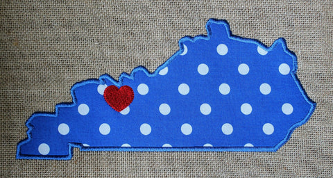Kentucky Embroidery Applique Embroidery Design Only