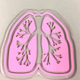 Lungs Acrylic Blank Shape