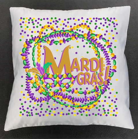 Mardi Gras Wordart Sublimation Digital Design