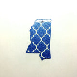 Mississippi Acrylic State Shape ~ Multiple Sizes - CraftChameleon