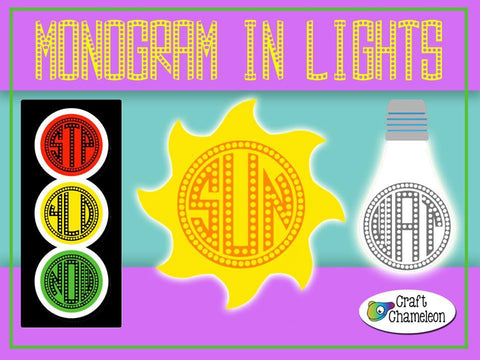 Monogram in Lights Font