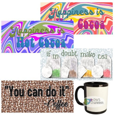 Mug Wrap Sublimation Digital Sublimation Design