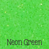 Siser Glitter Heat Transfer Vinyl - Neon Green Glitter