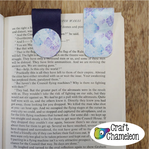 No Sew Leatherette Bookmark Design Only