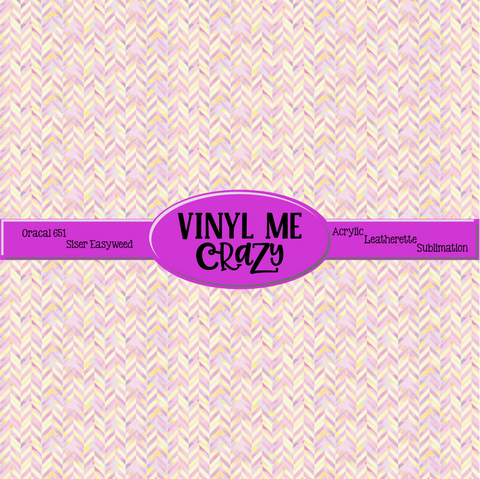 Pink Lemonade Herringbone by VMC ~ Vinyl, Leatherette, HTV, Acrylic, Sublimation
