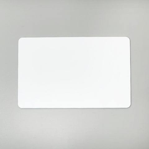 Sublimatable White Plastic Cards ~ Set of 5