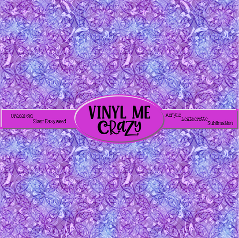 Purple Lily by VMC ~ Vinyl, Leatherette, HTV, Acrylic, Sublimation