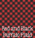 Buffalo Plaid ~ Leon's Pattern ~ Vinyl, Leatherette, HTV, Acrylic, Sublimation - Adhesive Vinyl / Red/Black - Leatherette / Red/Black - Heat Transfer Vinyl (HTV) / Red/Black - Heat Transfer Vinyl (Glitter) / Red/Black - Acrylic Sheet (3mm) / Red/Black - Acrylic Sheet (Jewelry Grade) / Red/Black - Printed Sublimation Transfer (General Use 8.5" x 11") / Red/Black - Printed Sublimation Transfer (Acrylic Use 8.5" x 11") / Red/Black - Printed Sublimation Transfer (General Use 11" x 17") / Red/Blac...