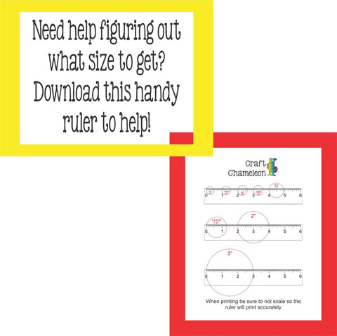 Printable Ruler - CraftChameleon
