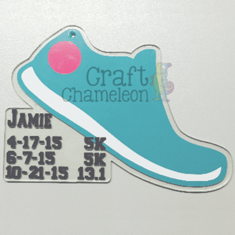 Running Shoe Acrylic Shape - CraftChameleon
 - 1