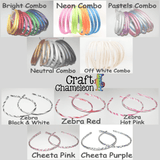 Set of 12 ~ Satin Headbands Standard Size - CraftChameleon
 - 5