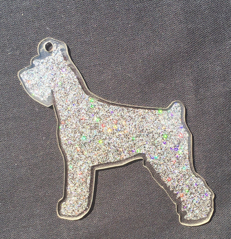 Schnauzer Dog Acrylic Shape - CraftChameleon