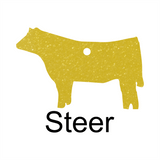 Acrylic Shaped Show Animals ~ Steer Pig Sheep Goat ~ Multiple Sizes - CraftChameleon