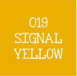 Oracal 651 12 x12 Sheets Permanent Adhesive Vinyl - 019 Signal Yellow