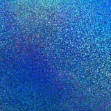 Holographic Glitter Adhesive Vinyl ~ 12" x 12" sheets - Sky Blue Glitter Holographic
