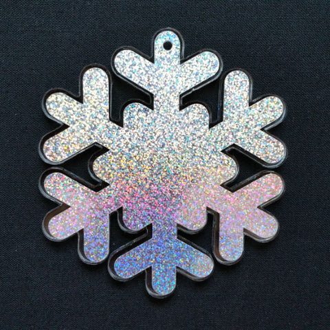 Snowflake Acrylic Blank Shape ~ Multiple Sizes