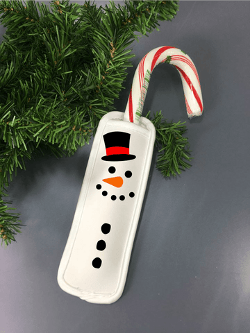 Snowman for Popsicle Sleeve - CraftChameleon