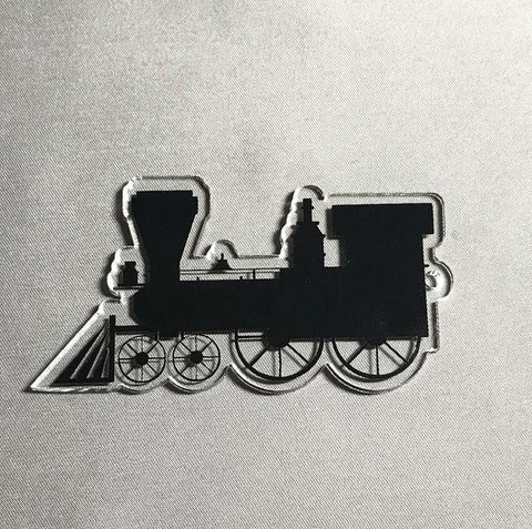 Steam Engine Train Acrylic Shape - CraftChameleon