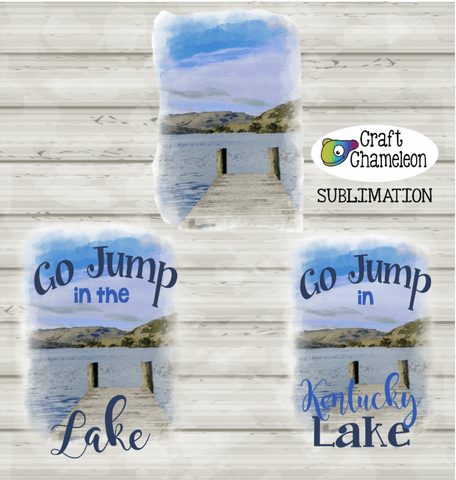 Lake Sublimation Digital Design