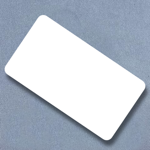 Acrylic Blank Rounded Rectangles ~ 2" x 3.5"~ Set of 5