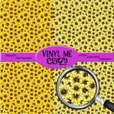 Sunflowers by VMC ~ Vinyl, Leatherette, HTV, Acrylic, Sublimation