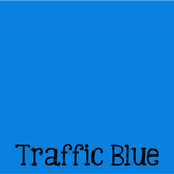 Oracal 8300 Transparent Calendered Adhesive Vinyl - Traffic Blue