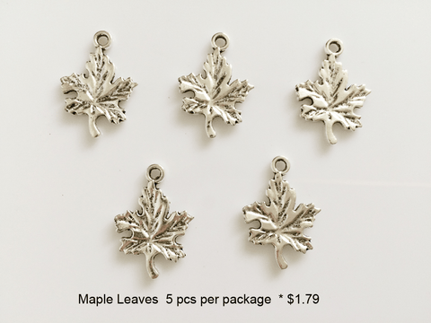 Maple Leaf Charms - CraftChameleon
 - 1