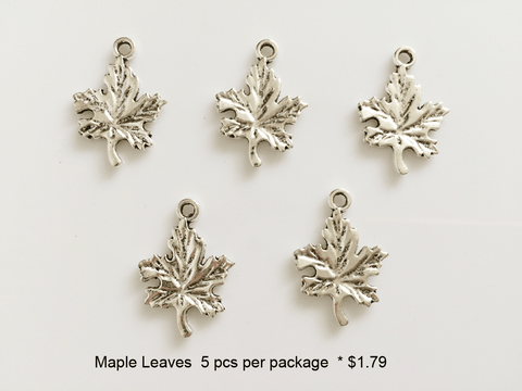 Maple Leaf Charms - CraftChameleon
- 1