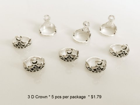 3D Crown Charms - CraftChameleon
