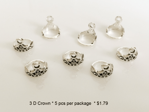 3D Crown Charms - CraftChameleon