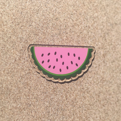 Watermelon Shaped Acrylic - CraftChameleon
 - 1