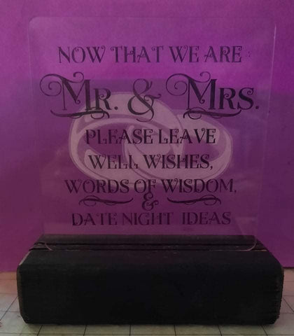 Wedding Wishes Light Base Design by ONE Designs DESIGN ONLY