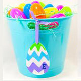 SALE ~ Easter Egg Shaped Acrylic ~ 5 pc Sets ~ 4.3" x 3" Glitter 1 side only ~ Limited Colors - White Glitter 1 Side / 4.3" x 3"